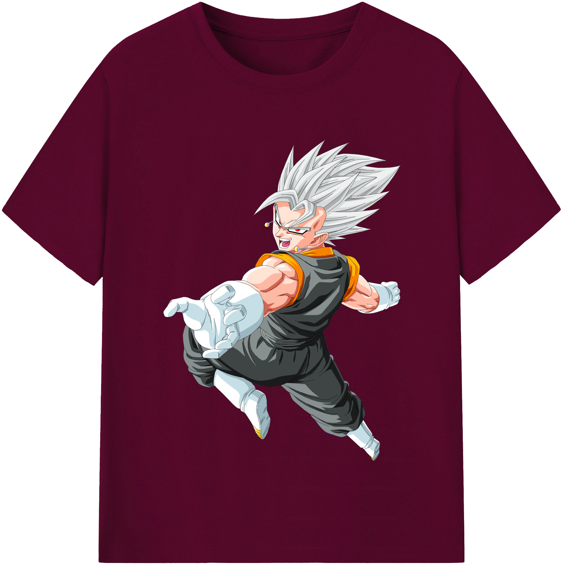 （画像用） ドラゴンボール ベジータ四世（Bejīta Yonsei）DRAGON BALL Vegeta IV レディースカジュアルプリントTシャツ（綿100％）